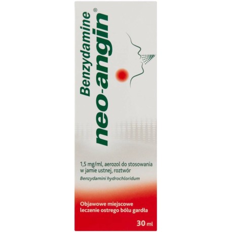 Neo-angin Aerozol do stosowania w jamie ustnej 30 ml