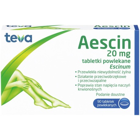 Aescin Tabletki powlekane 90 sztuk