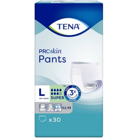 TENA ProSkin Pants Super  Wyrób medyczny majtki chłonne L 30 sztuk