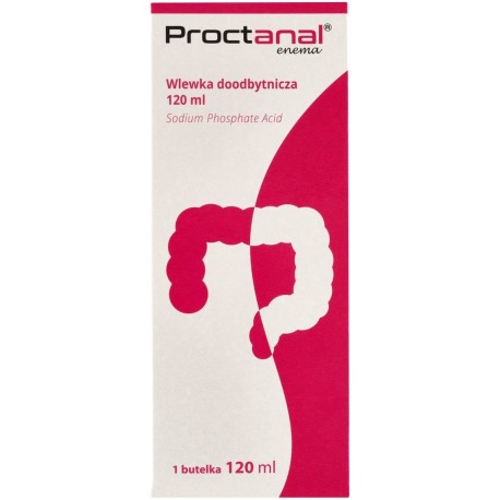 Proctanal Enema Wyrób medyczny wlewka doodbytnicza 120 ml