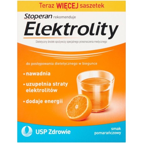 Stoperan Elektrolity smak pomaranczowy 29,4 g (7 x 4,2 g)