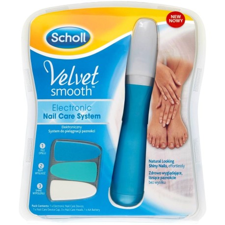 Scholl Velvet Smooth Elektroniczny system do pielęgnacji paznokci