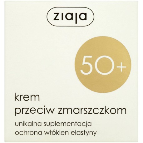 Ziaja Krem przeciw zmarszczkom 50+ 50 ml