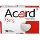 Acard 75 mg x 60 tabl. dojelit.