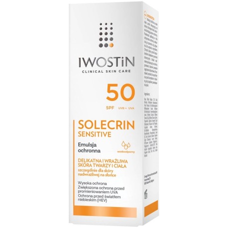 Iwostin Solecrin Sensitive Emulsja ochronna SPF 50 100 ml