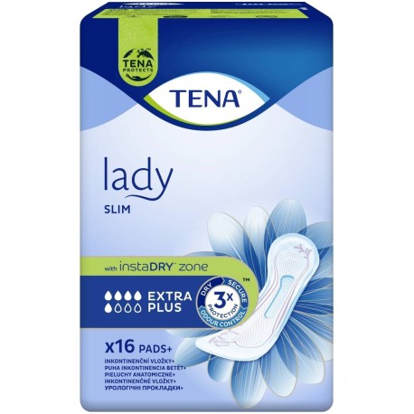 TENA Lady Slim Extra Plus Pieluchy anatomiczne 16 sztuk