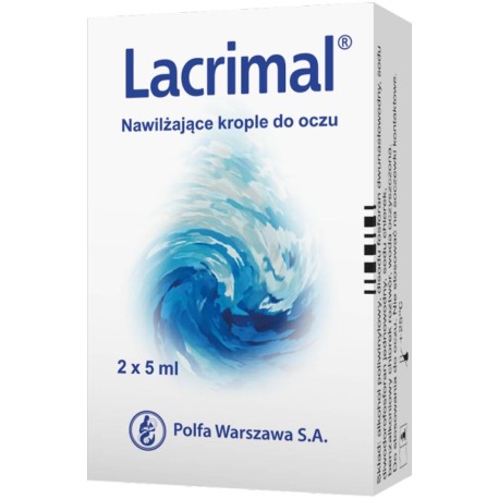 Lacrimal krople do oczu rozt. 14 mg/ml 5 ml x 2