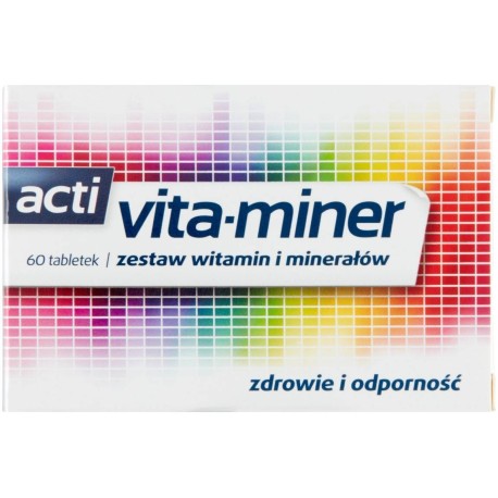 Acti vita-miner Suplement diety 60 sztuk