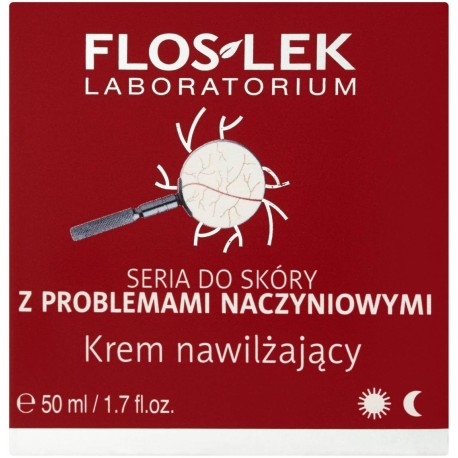 Floslek Laboratorium Seria do skóry z problemami naczyniowymi Krem nawilżający 50 ml