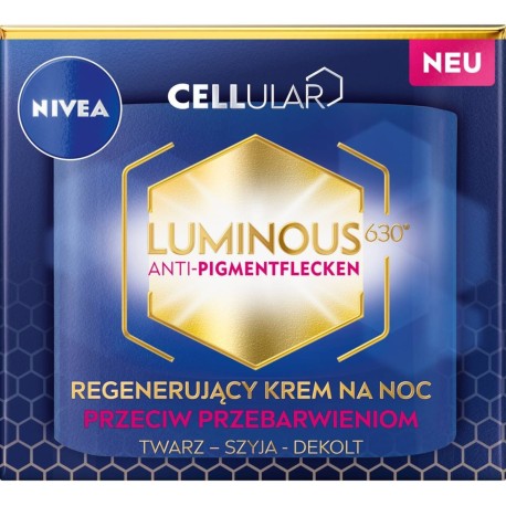 Nivea Cellular Luminous630 Krem NA NOC Przeciw Przebarwieniom 50 ml