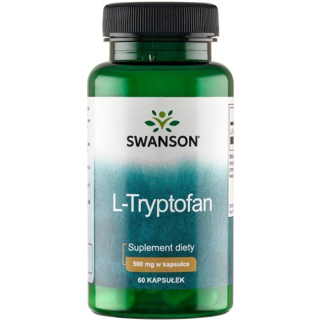 Swanson Suplement diety l-tryptofan 500 mg 48 g (60 sztuk)