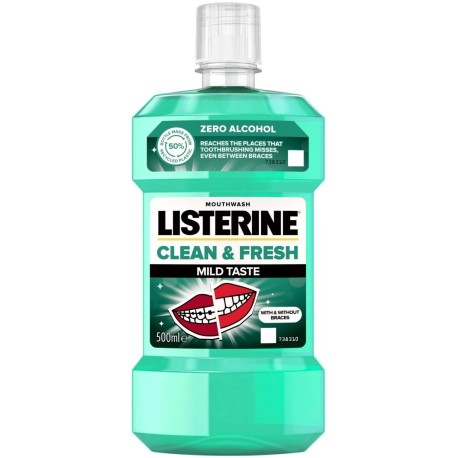 Listerine Clean & Fresh Płyn do płukania jamy ustnej 500 ml