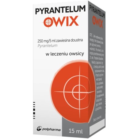 Pyrantelum Owix zawiesina doustna 0,25 g/ 5ml 15 ml