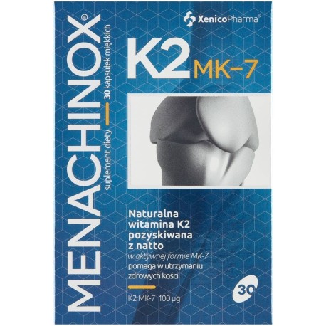 Menachinox Suplement diety K2 MK-7 100 μg 8,1 g (30 x 270 mg)