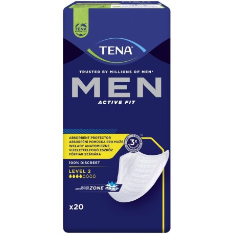 TENA Men Level 2 Wkłady anatomiczne 20 sztuk