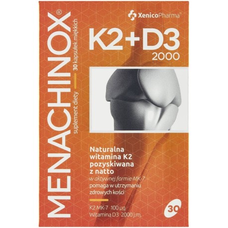 Menachinox Suplement diety K2 + D3 2000 8,1 g (30 x 270 mg)