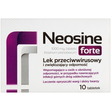 Neosine forte Lek przeciwwirusowy i zwiększający odporność 10 sztuk