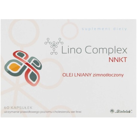 Lino Complex NNKT Suplement diety olej lniany zimnotłoczony 60 sztuk