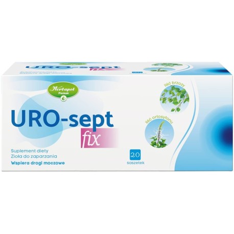 Uro-sept fix Suplement diety zioła do zaparzania 80 g (20 sztuk)