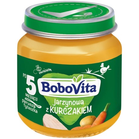 BoboVita Jarzynowa z kurczakiem po 5 miesiącu 125 g