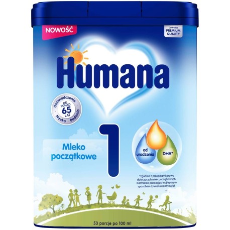 Humana 1 Mleko początkowe 750 g