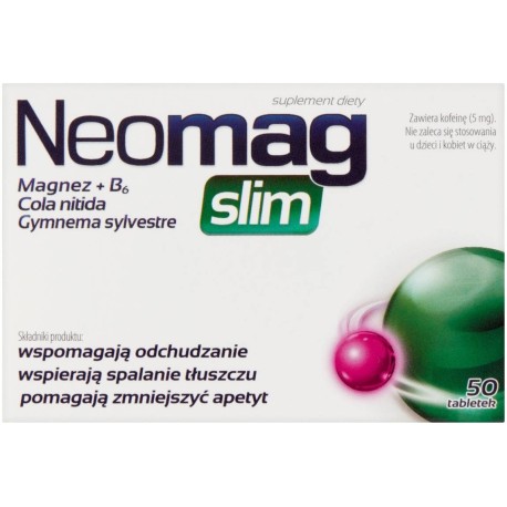 Neomag Slim Suplement diety 50 sztuk