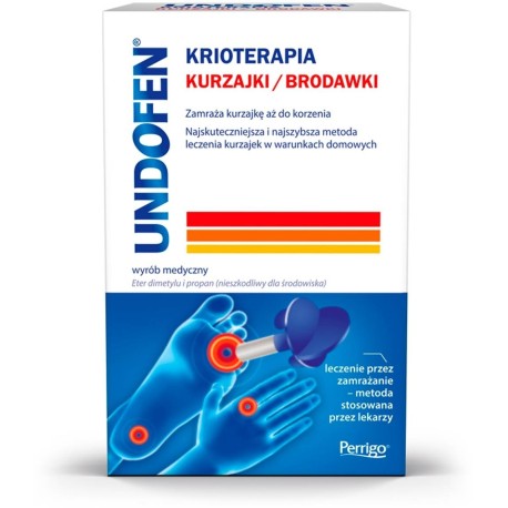 Undofen Krioterapia kurzajki brodawki Wyrób medyczny 50 ml