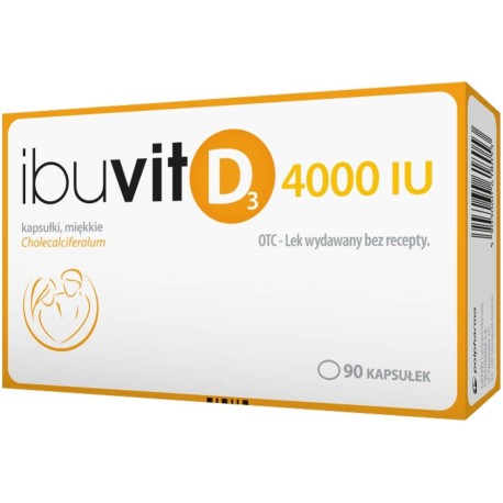 Ibuvit D3 4000 IU x 90 kaps.