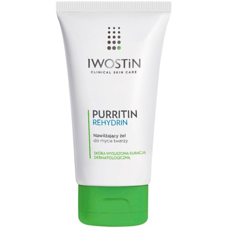 Iwostin Purritin Rehydrin Nawilżający żel do mycia twarzy 150 ml