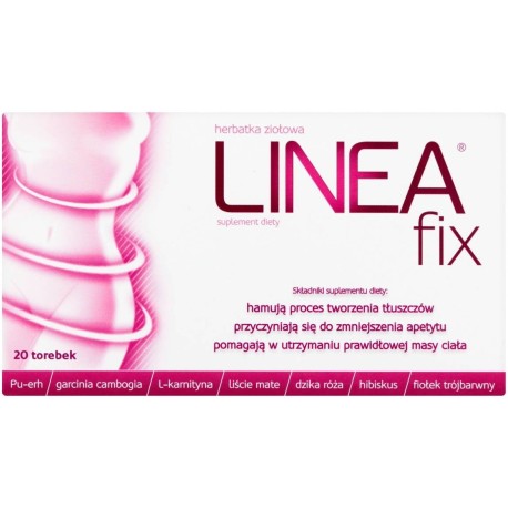 Linea Fix Herbatka ziołowa Suplement diety 40 g (20 x 2 g)