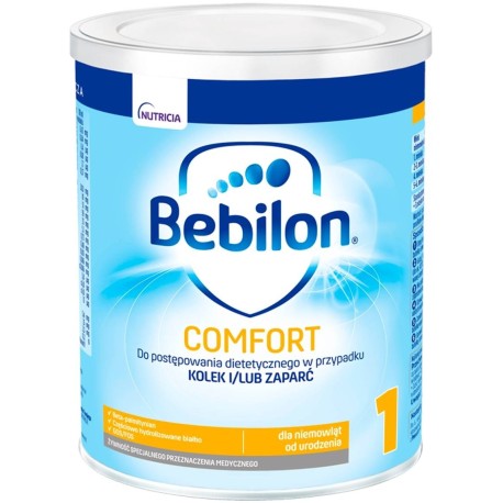 Bebilon Comfort 1 Żywność specjalnego przeznaczenia medycznego dla niemowląt od urodzenia 400 g