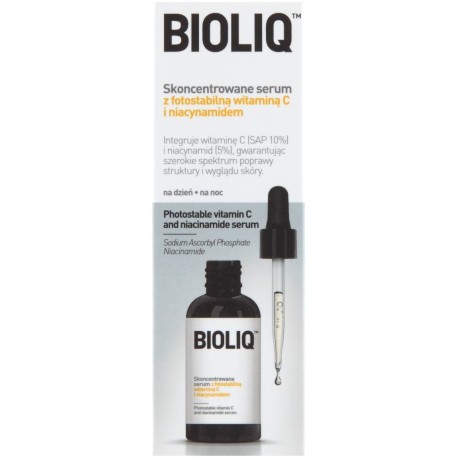 Bioliq Skoncentrowane serum z fotostabilną witaminą C i niacynamidem na dzień i na noc 20 ml