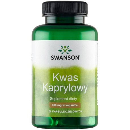 Swanson Suplement diety kwas kaprylowy 97 g (60 sztuk)