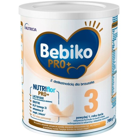 Bebiko Pro+ 3 Odżywcza formuła na bazie mleka dla dzieci powyżej 1. roku życia 700 g