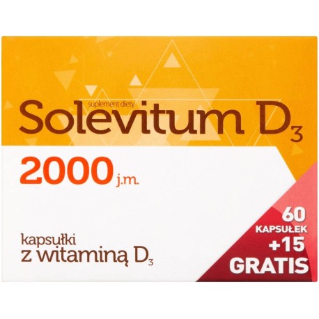 Solevitum D3 2000 j.m. Suplement diety 75 sztuk