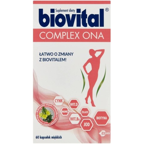 Biovital Suplement diety complex ona 41,6 g (60 sztuk)