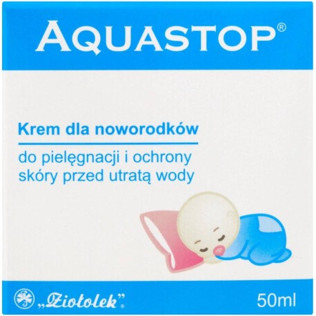 Aquastop Krem dla noworodków do pielęgnacji i ochrony skóry przed utratą wody 50 ml