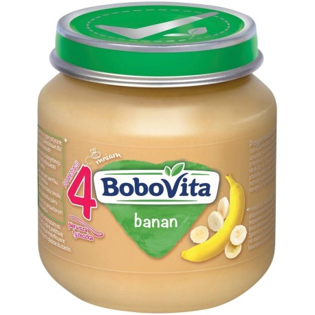 BoboVita Banan po 4 miesiącu 125 g