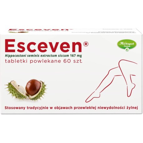 Esceven 167 mg Tabletki powlekane 60 sztuk