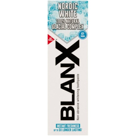 BlanX Nordic White Nieabrazyjna wybielająca pasta do zębów 75 ml