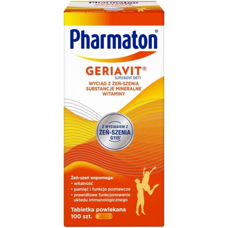 Pharmaton Geriavit Suplement diety 77,3 g (100 x 0,773 g)