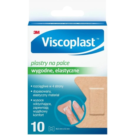 Viscoplast Plastry na palce 44,5 mm x 51 mm 10 sztuk