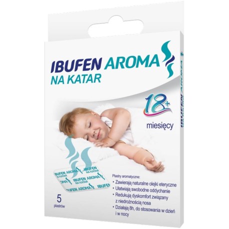 Ibufen Aroma na katar x 5 plastrów