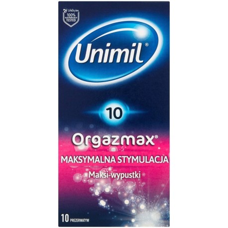 Unimil Orgazmax Prezerwatywy 10 sztuk