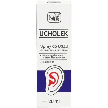 Ucholek Wyrób medyczny spray do uszu 20 ml