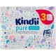 Kindii Pure Chusteczki do skóry wrażliwej 180 sztuk (3 x 60 sztuk)