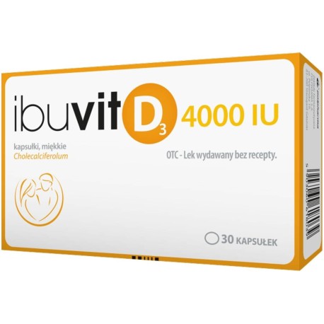 Ibuvit D3 4000 IU x 30 kaps.