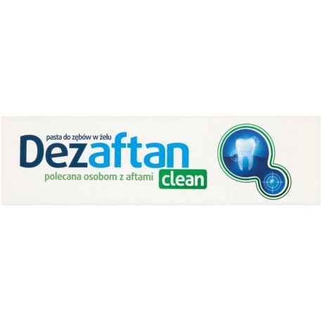 Dezaftan clean Pasta do zębów w żelu 75 ml