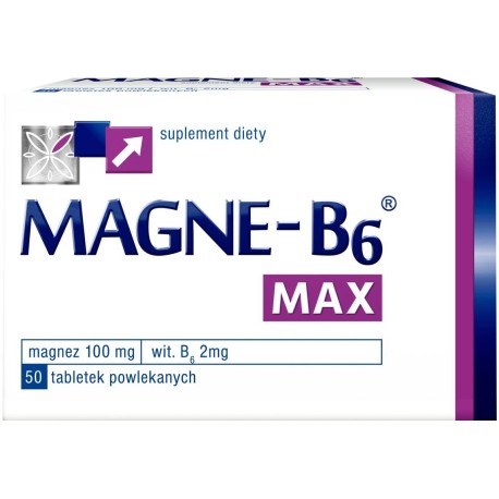 Sanofi Magne-B₆ Max Suplement diety 39,85 g (50 sztuk)