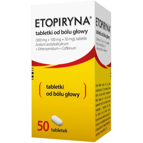 Etopiryna (300mg + 50mg + 100mg) x 50 tabl.